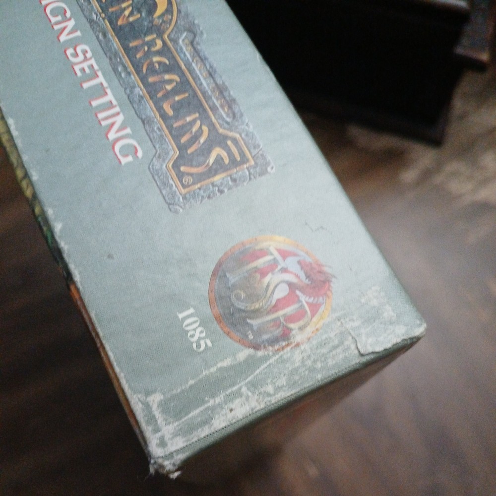 Forgotten Realms Bos Set Dungeons & Dragons TSR 1085 please read script details