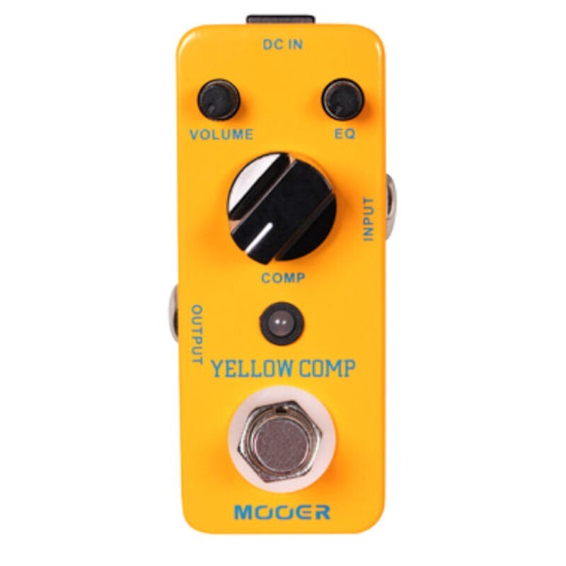 Mooer Yellow Comp Optical Compressor Micro Guitar Effect Pedal New!