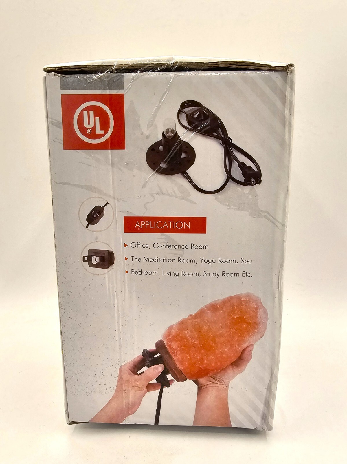 Smagreho Natural Himalayan Salt Lamp 4-6 lbs. average 7 inches. Sealed!