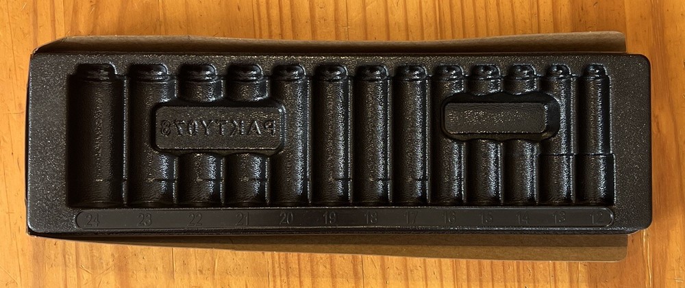 Snap On Tools Plastic Tray PAKTY078 For 13 Piece Deep Sockets Tray Only