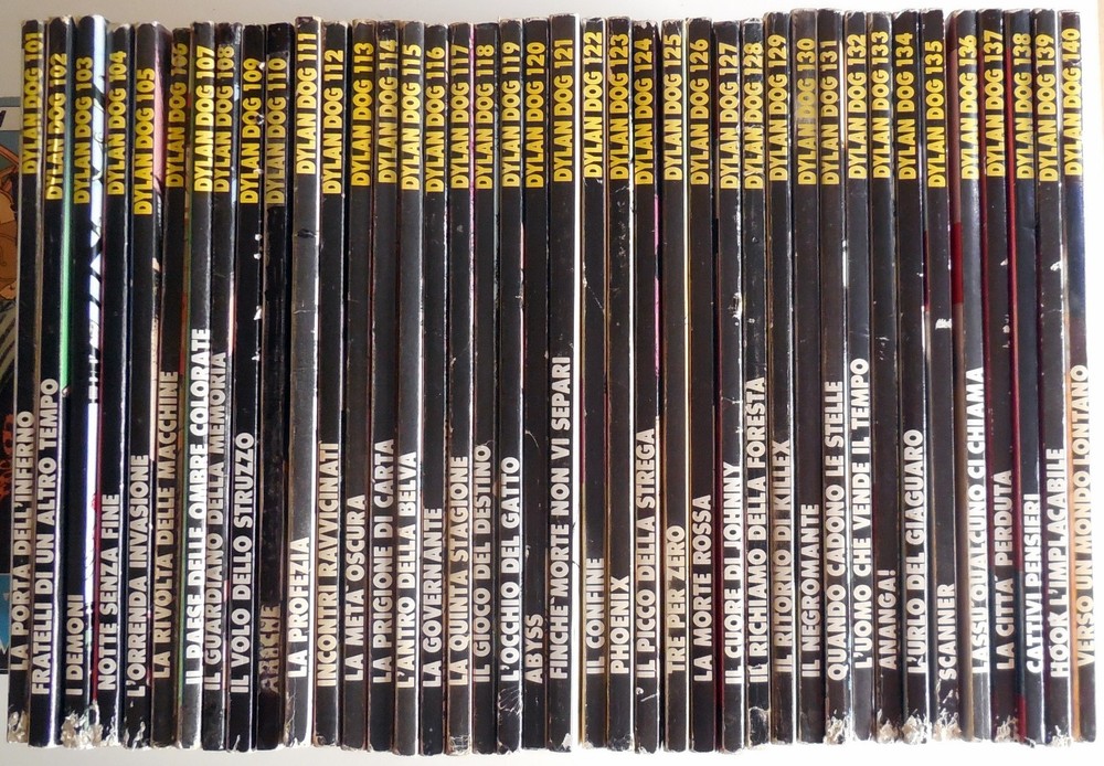 ORIGINAL BONELLI DYLAN DOG LOT FIRST EDITION SEQUENCE 101-140