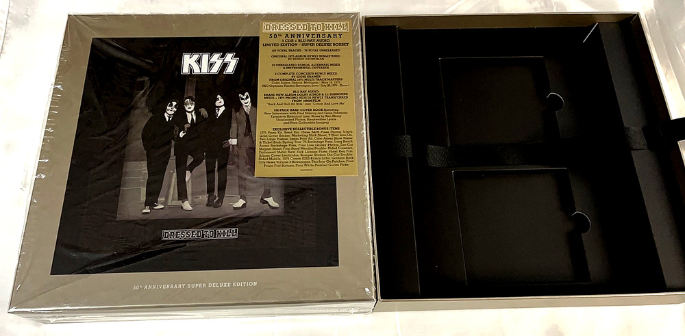 KISS Dressed To Kill 50th Anniversary Deluxe Boxset EMPTY FOIL BOX ONLY Ace Exc.
