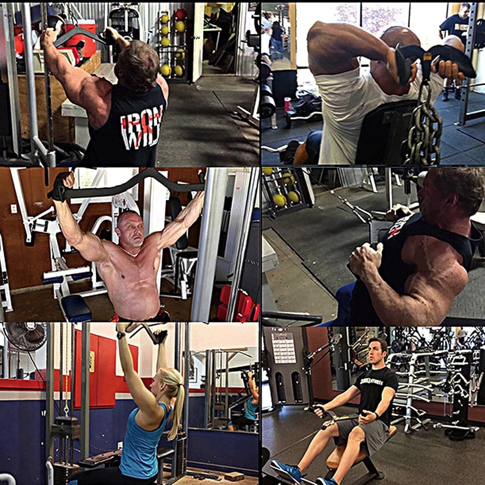 LAT Pull Down Bar LAT Pulldown Attachments T-bar V-bar Cable Attachment