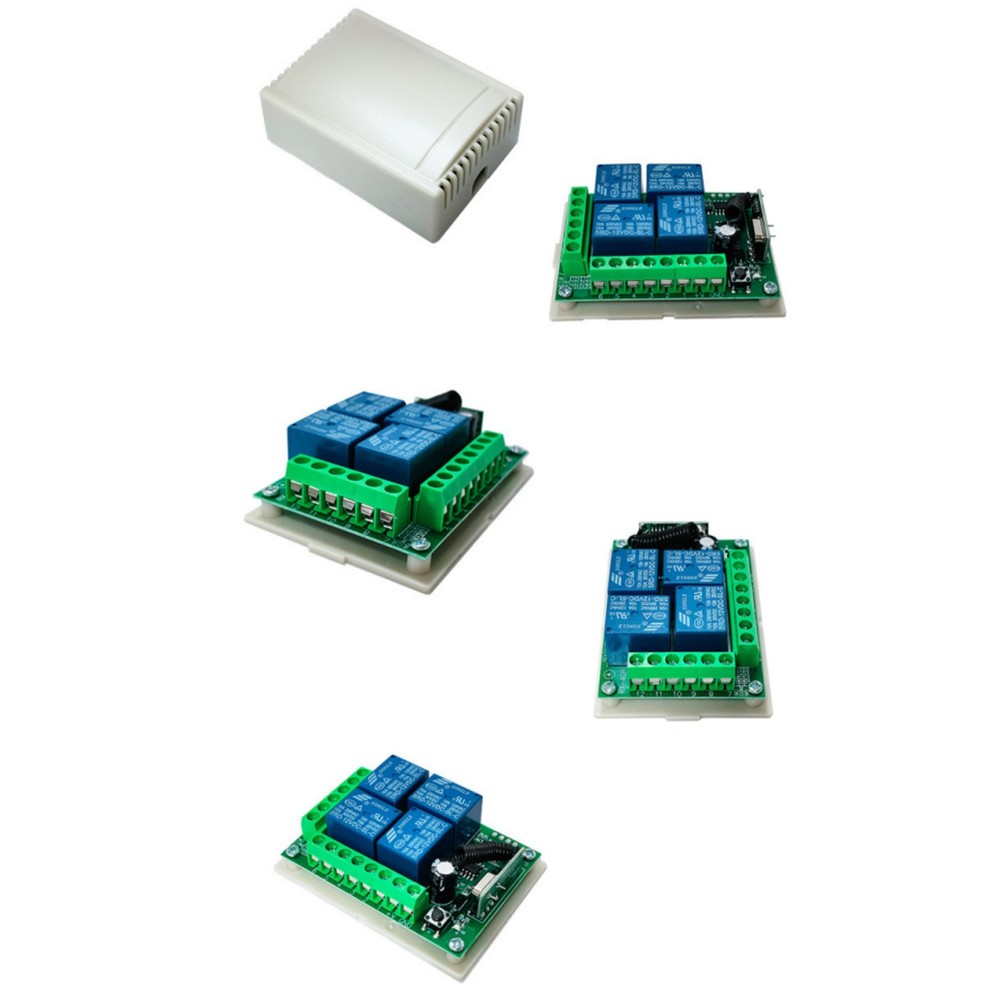 New 4CH Channel Relay Remote Control Switch Transmitter+1* Receiver