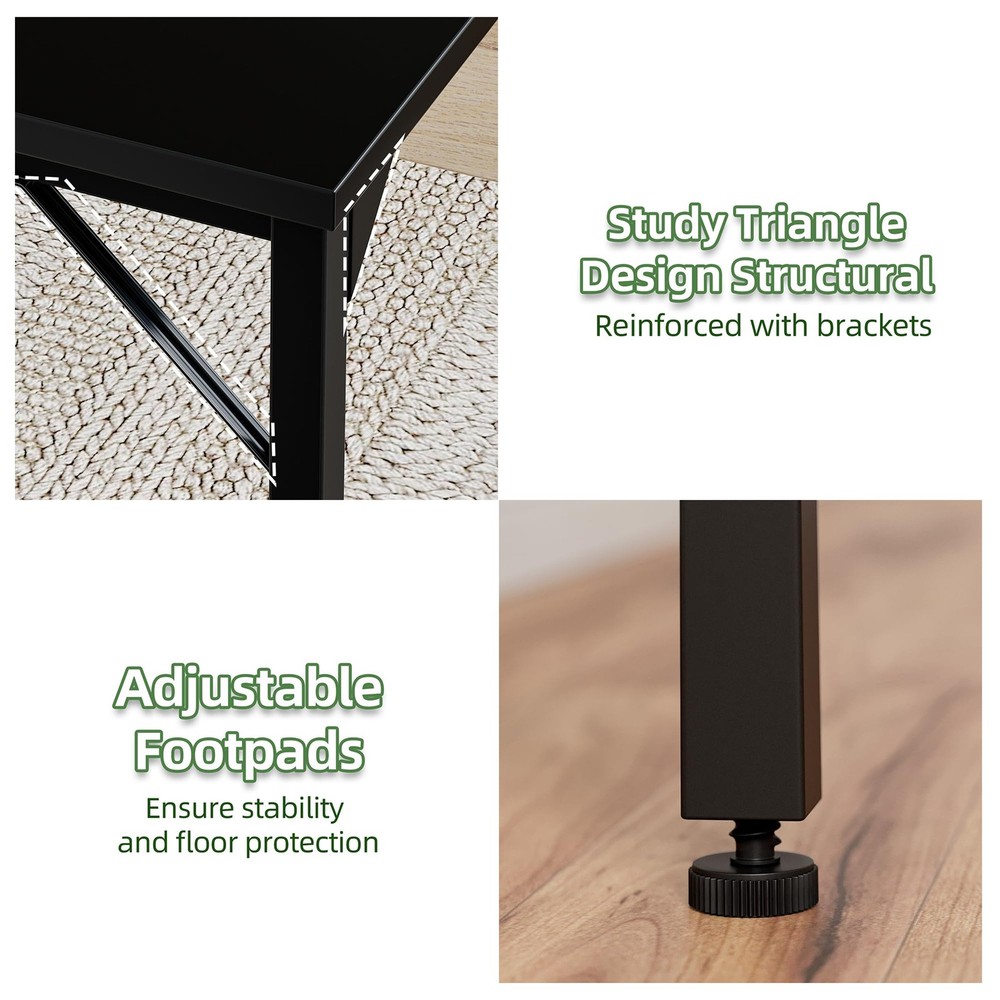 40 inch Computer Desk, Small Home Office Desk Study Writing Kid Table, Simple...