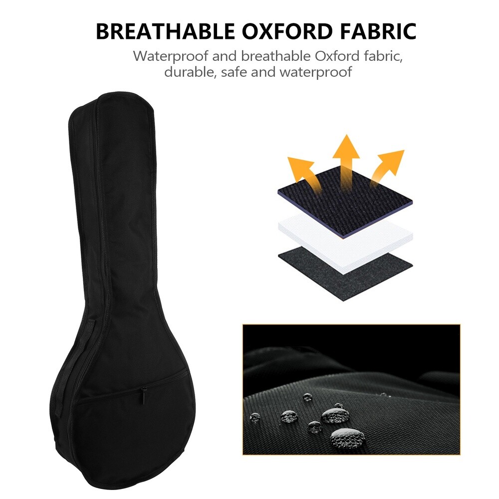 Practical Mandolin Bag Thicken Mandolin Backpack Portable Mandolin Bag