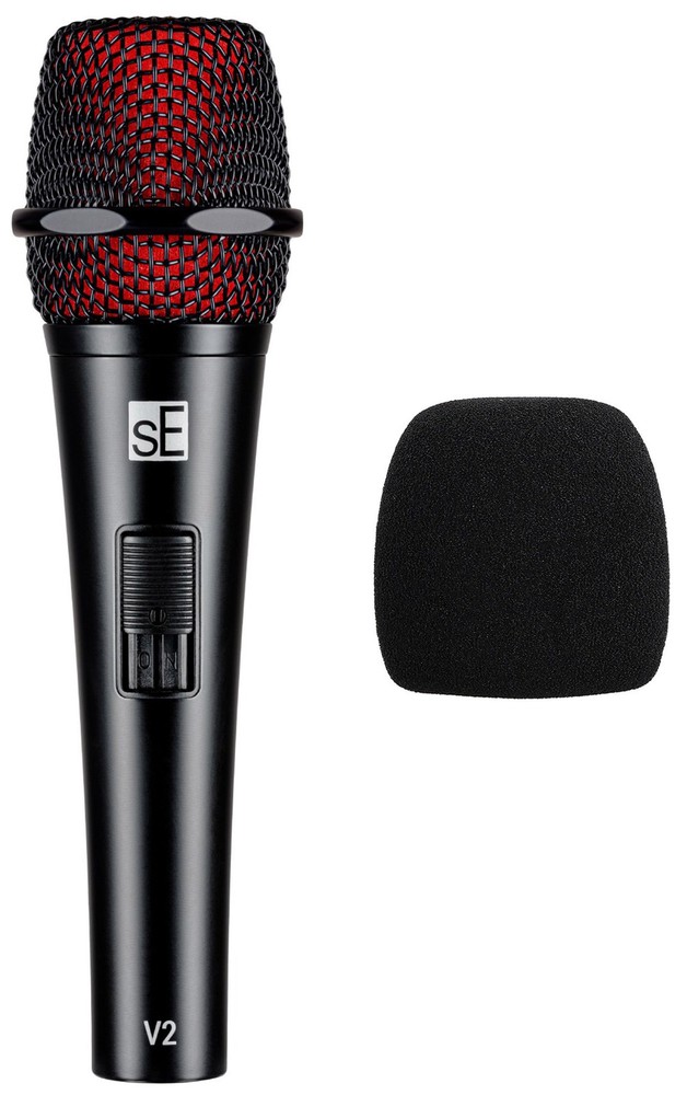 Se Electronics V2 SWITCH Dynamic Handheld Microphone Mic+External Windscreen