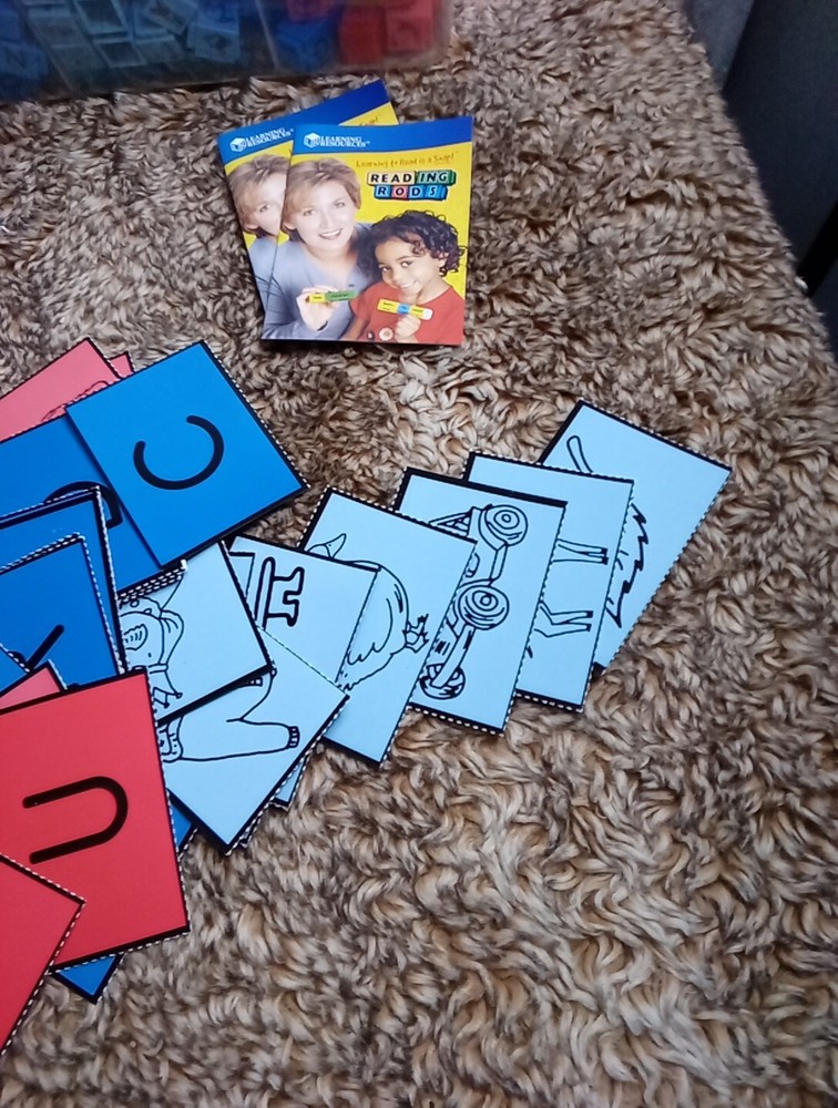 Learning Resources Reading Rods Word Building Kit Grades Pre-K+