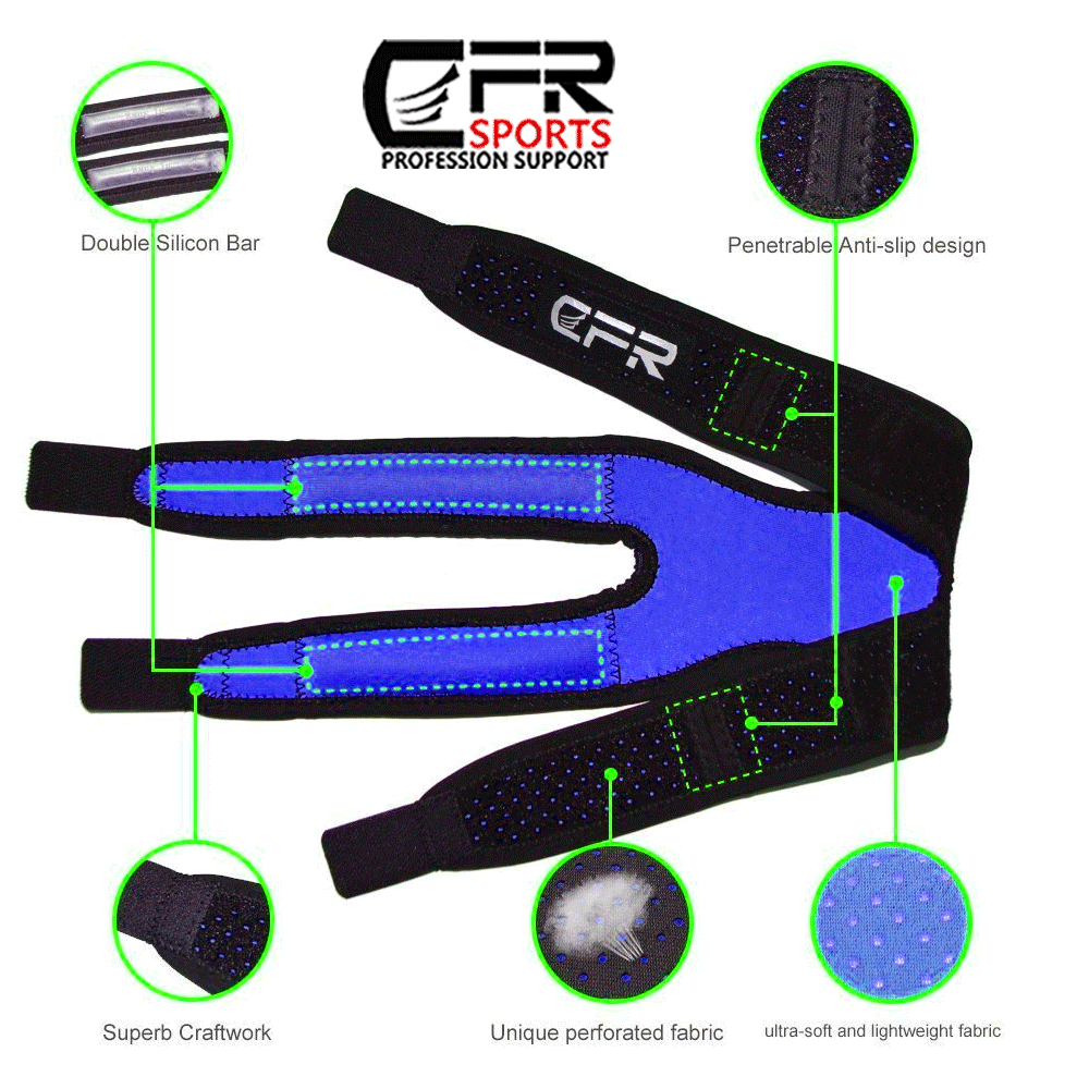 Adjustable Knee Support Double Strap Stabilizer Patella Tendon Arthritis Brace