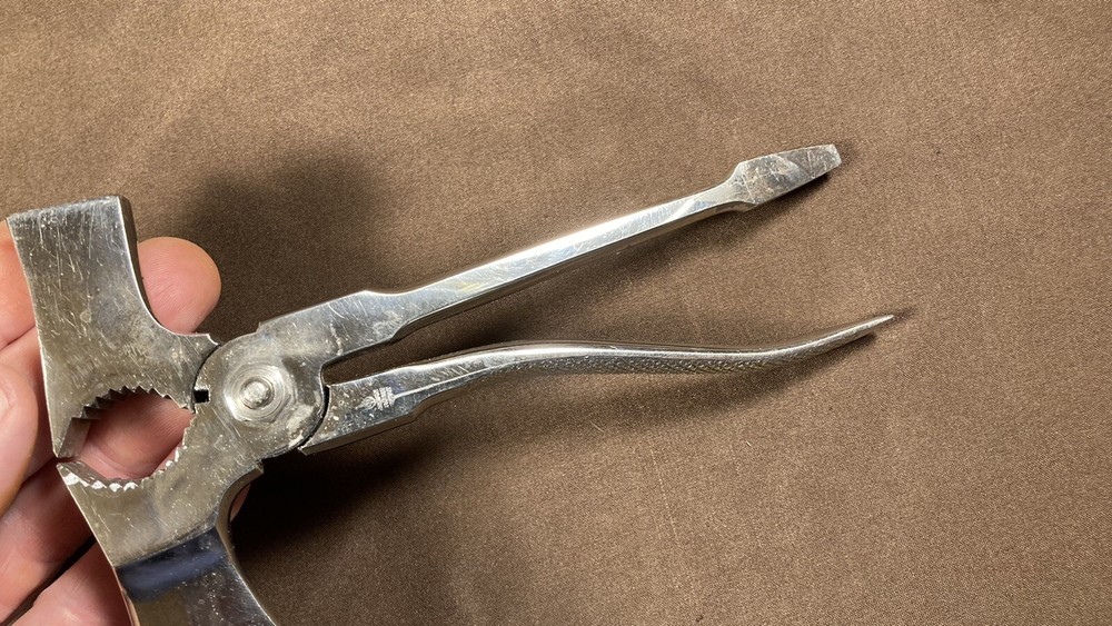 Antique Solingen Germany Nut Cracker Knife Cutter Splitter Tool