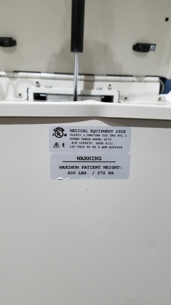 UMF 4070 Power Table With Hand Control