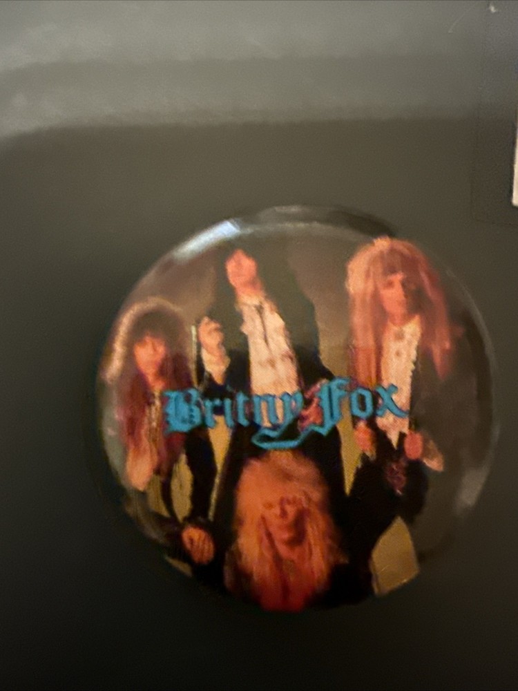 Brittney Fox Heavy Metal  Group Pin