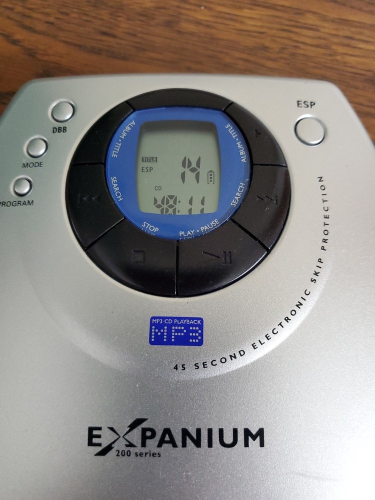 Philips Expanium EXP200 Personal CD Player Tested Working