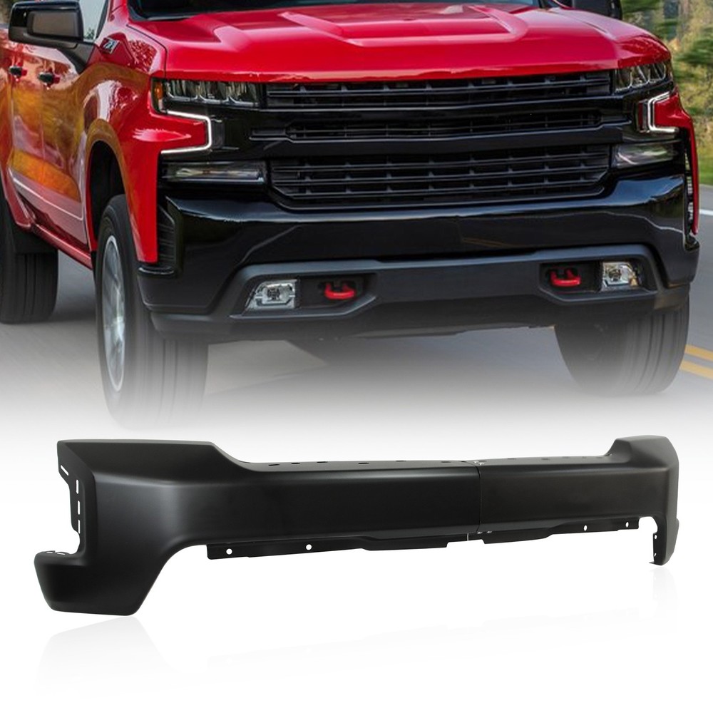 Front Bumper For 2019 2020 2021-2022 Chevy Silverado 1500 LT LTZ Black