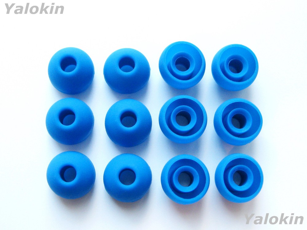 12pcs Medium Blue Replacement Eartips for Jaybird Freedom and Freedom Sprint