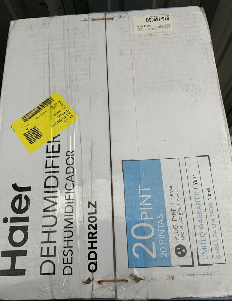 🍏 Haier 20 Pint Dehumidifier