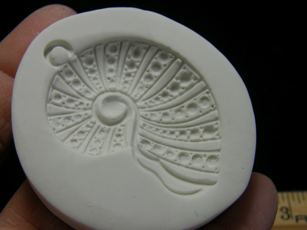 Sea Shell Med Polymer Clay Mold (MD1463)