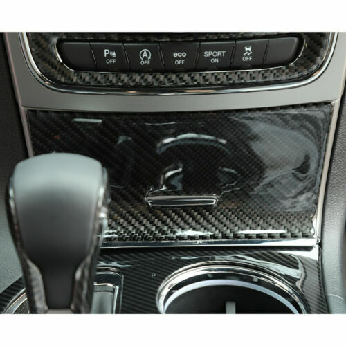 Carbon Center Gear Shift drawer Storage Panel Cover for Grand Cherokee 2014-2020