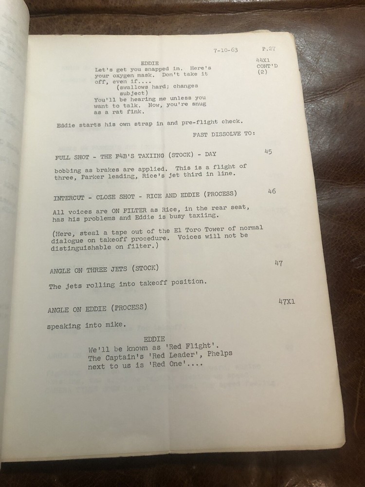 THE LIEUTENANT VIntage TV SCRIPT