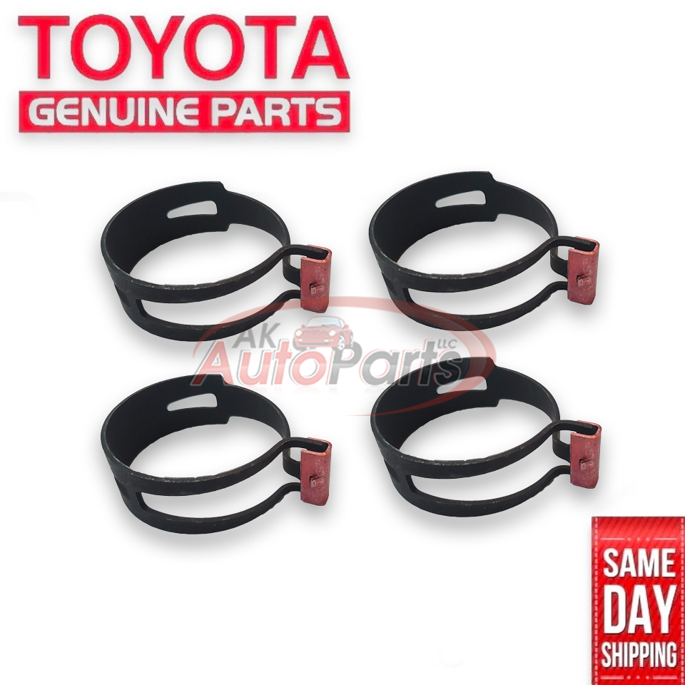 95 - 08 TOYOTA TACOMA RADIATOR COOLANT HOSE PIPE CLAMP QTY 4 OEM NEW