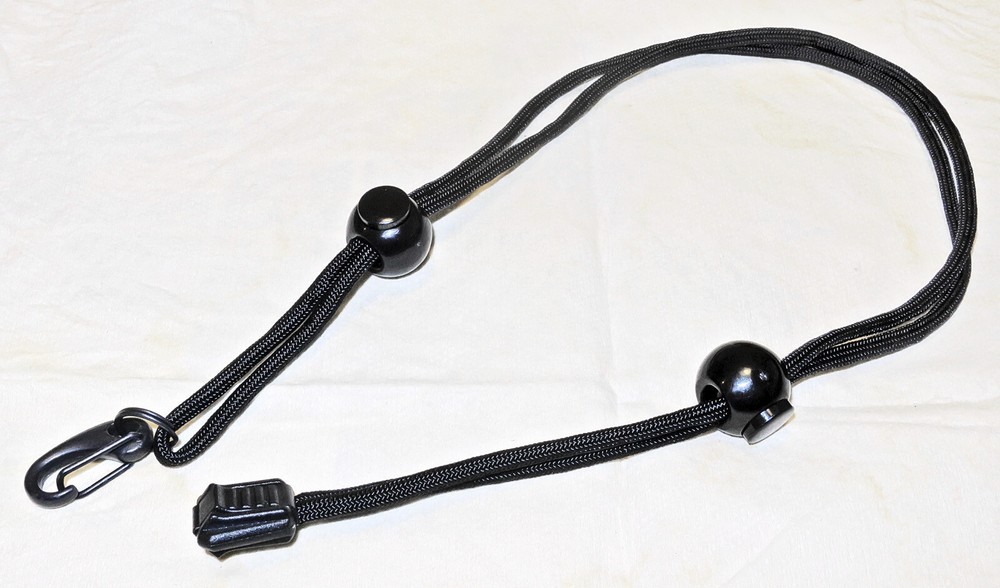 Custom Surefire-style Lanyard for Handheld Flashlights (3ft. BK)