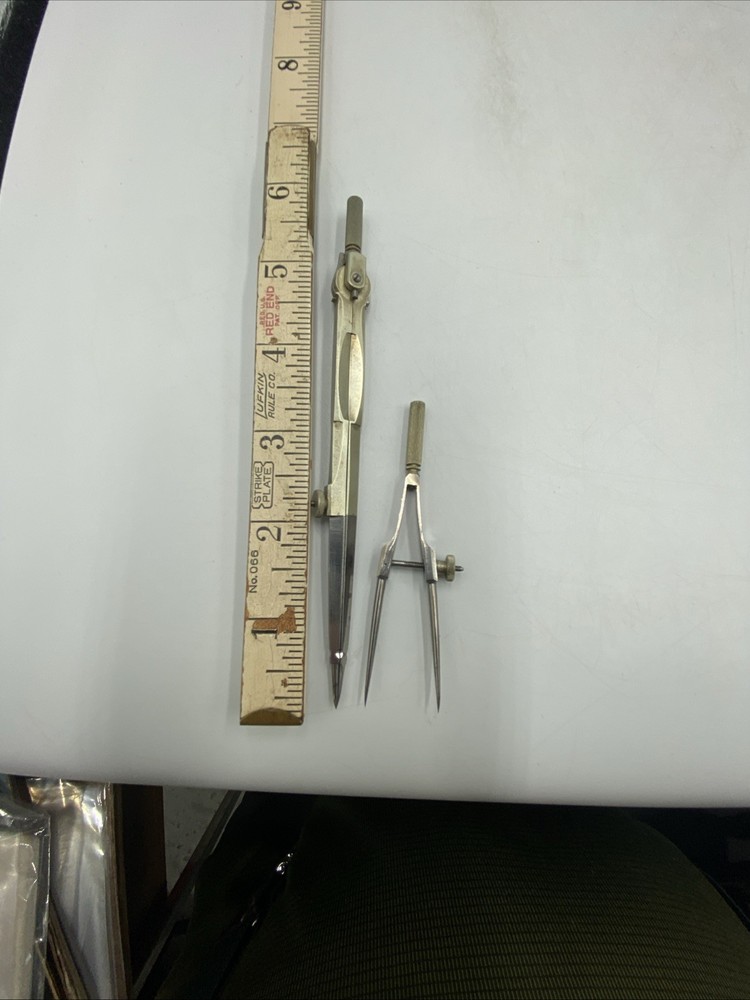 Vintage Ecco Germany Drafting Compass Nice Shape