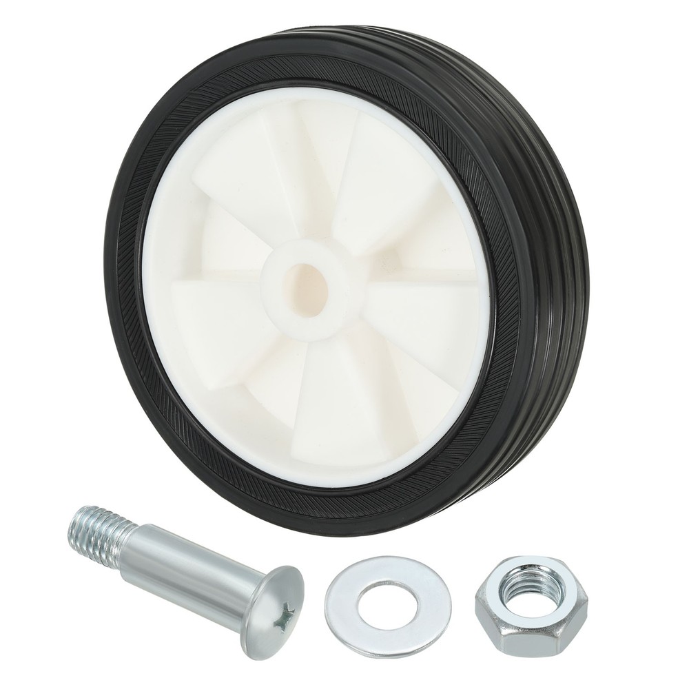 5" Universal Air Compressor Wheel with 0.5" Hole, White