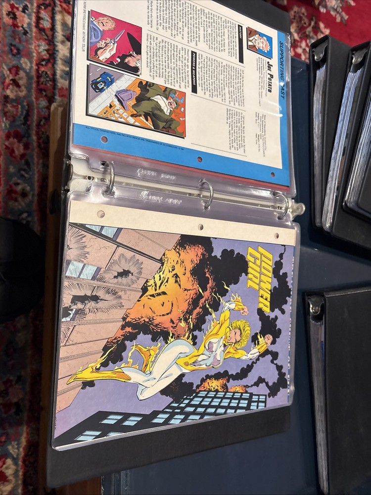Comic Book Bio Binder