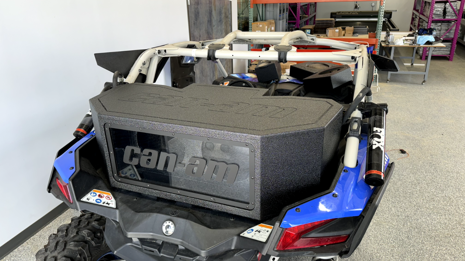 Can-am Maverick X3 17-23 Tail Gate Subwoofer Enclosure Box 17-23 2x10" Woofers