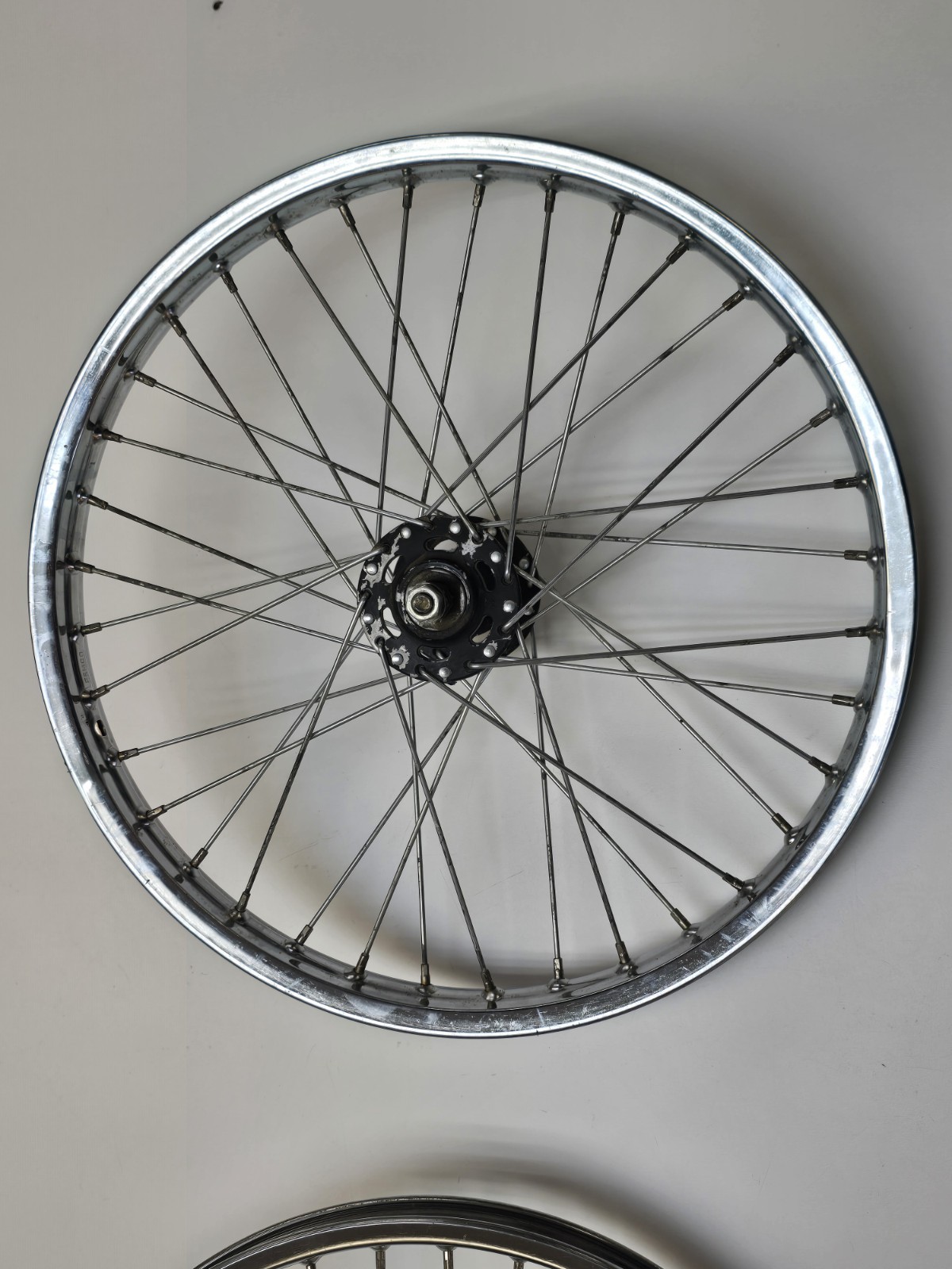 1974 Yamaha Moto Bike J60 Wheelset Femco 20" Wheels Long Axle ACS Bendix OS BMX