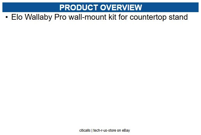 Elo E990079 Wall Mount for Display Stand