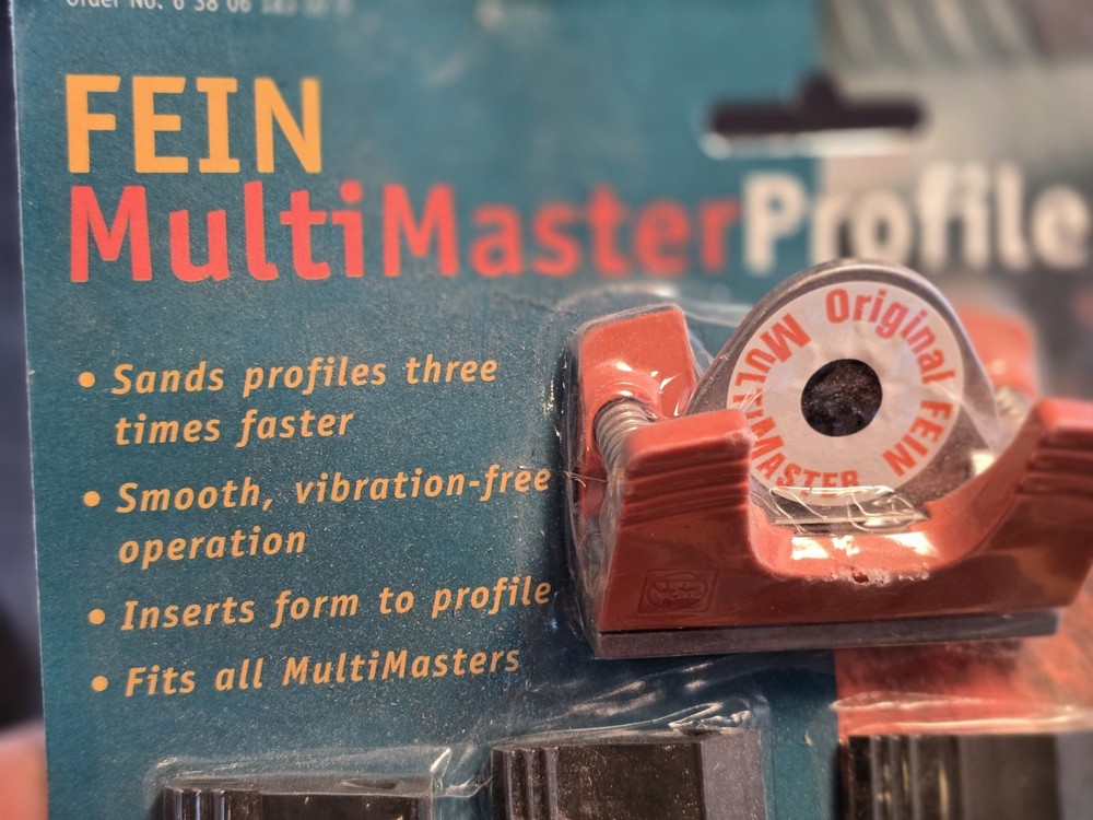 FEIN Multimaster Profile Kit 63806183029 6 Diff Profile SANDER & Sandpaper