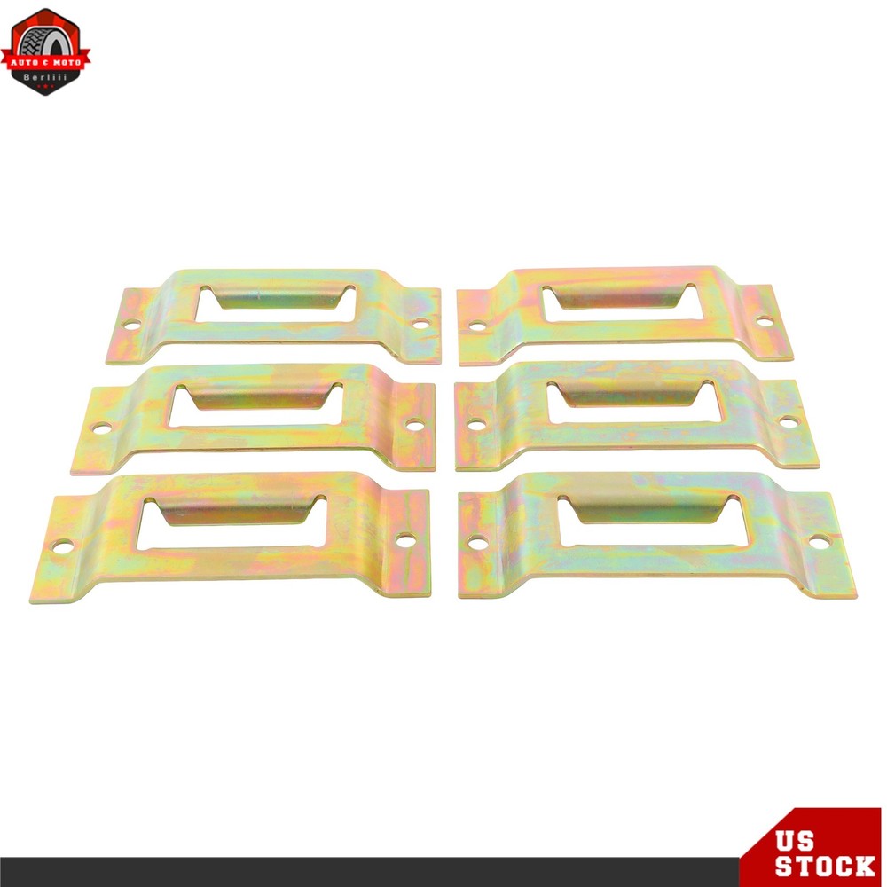 20 Pack E Track Tie Down Rail Single Slots For Trailers Trucks Galvanized Secure