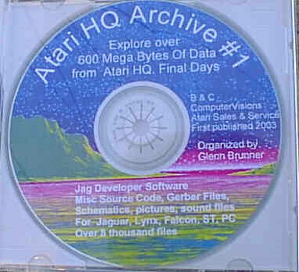 HQ CDROM Atari Jaguar Falcon Lynx ST Mega STE