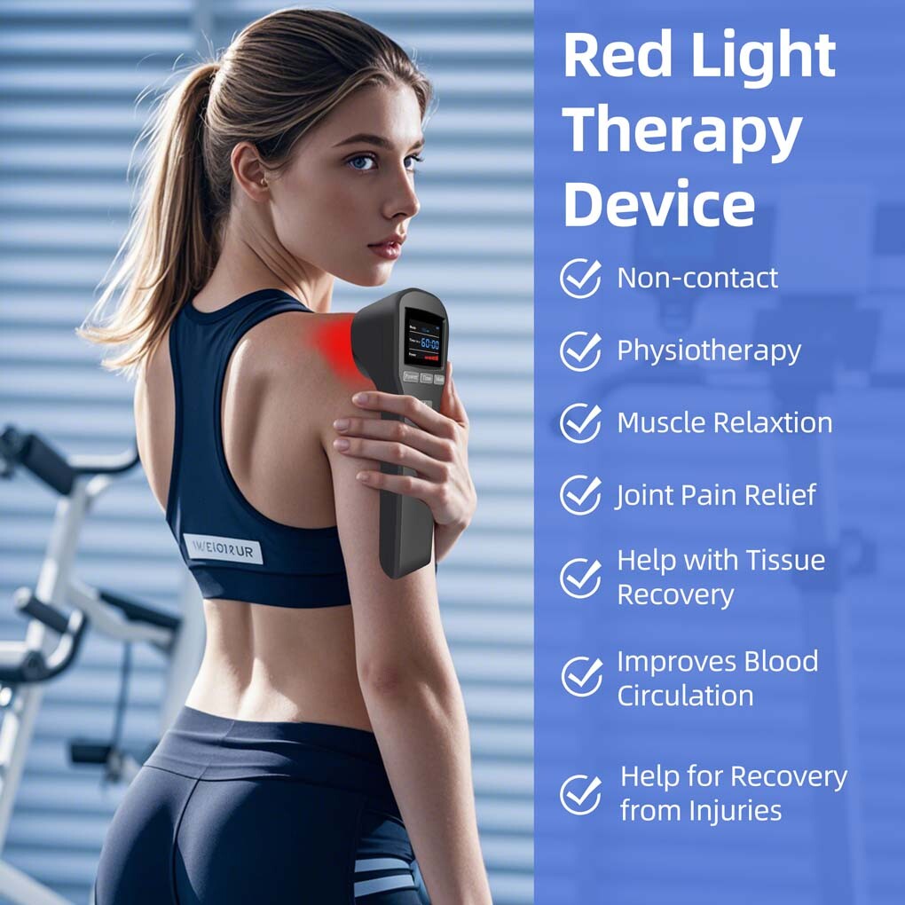 LLLT Cold Laser Therapy Device 650nm*16+808nm*4 for Fibromyalgia & Neuropathy