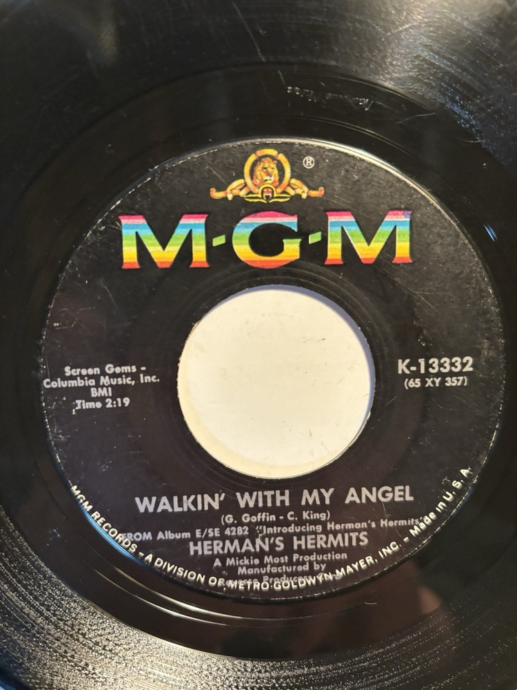 Herman’s Hermits “Silhouettes” MGM 7” 45 Strong VG