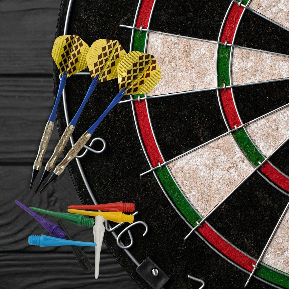 Plastic Dart Tips, 2BA Thread Soft Tip Dart Accessories 30 Pack & Black