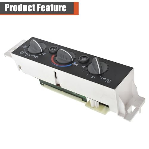 A/C Heater Control Switch Panel Climate Control Module Without Rear Window