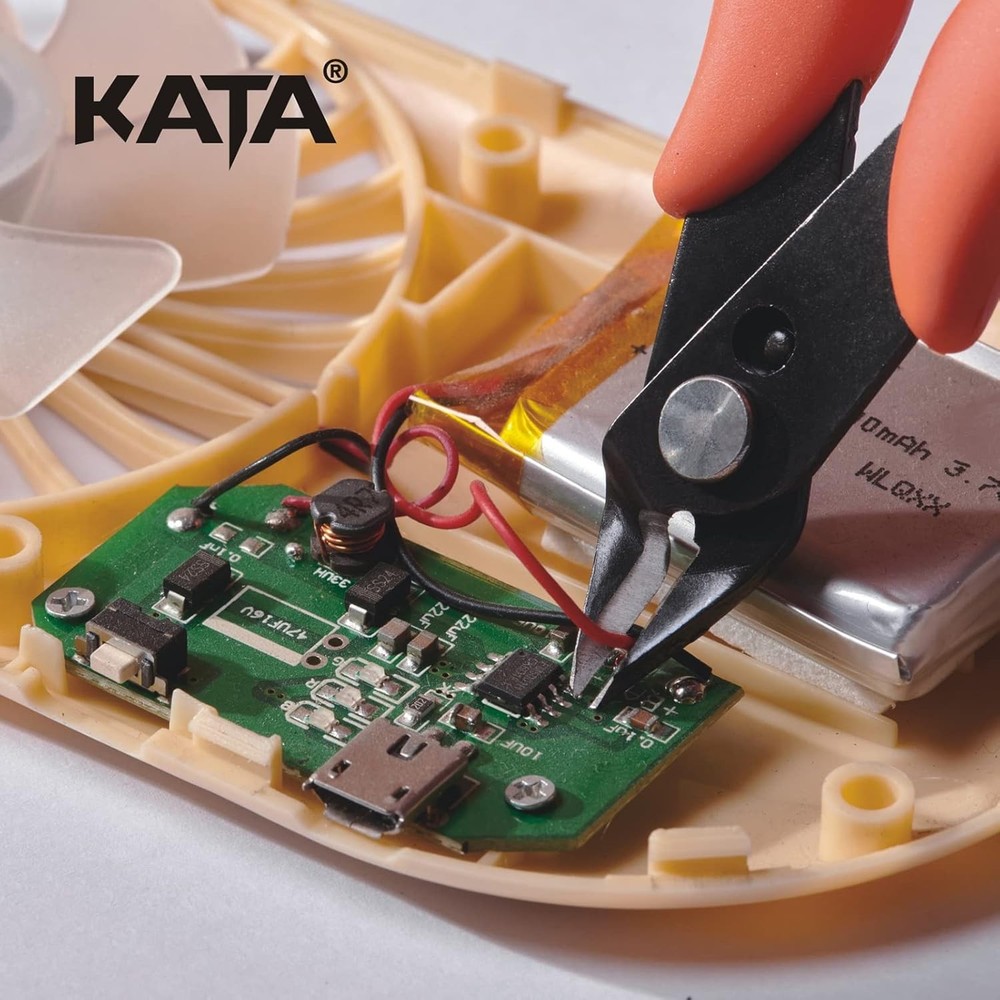 KATA Micro Wire Cutters 2-Pack Precision Flush Cutter Pliers Tool