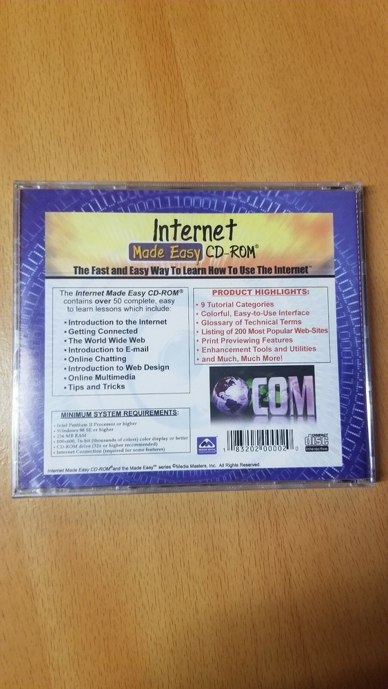 Internet Made Easy CD-Rom Media Masters