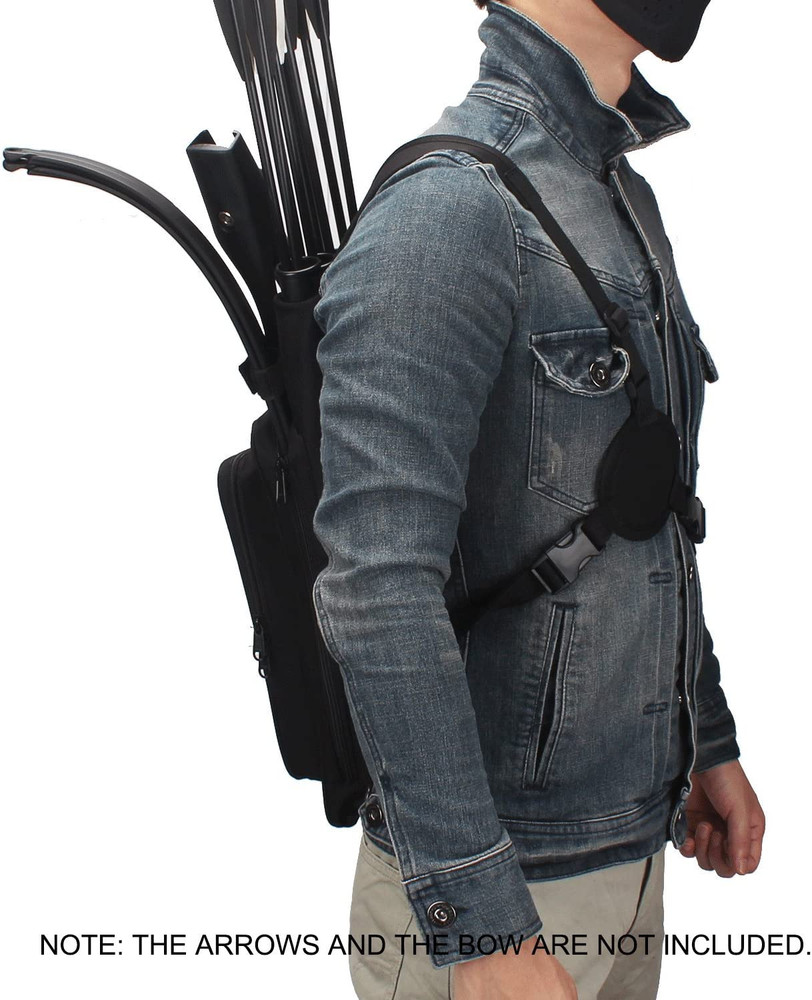 Multi-Function 4-Tubes Back Field Quiver Training Archery Arrow Quiver for Field