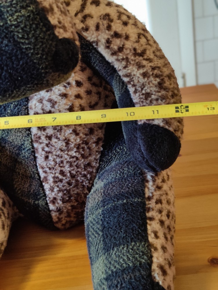 Vintage Patchworks Creations By Maine Patchworks Moose Plush.