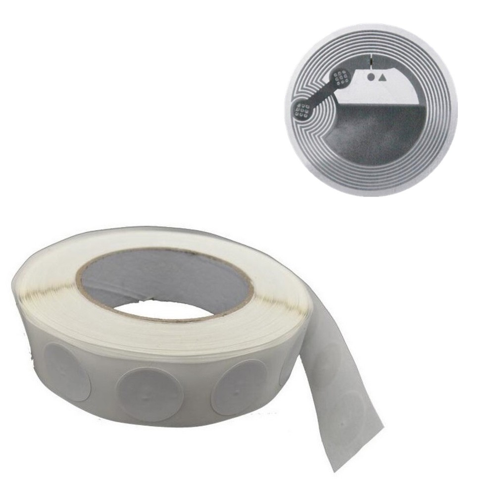 100* NFC Tags 180 bytes-Sticker NTAG 213 Tag RFID Tags - For Android & iPhone x