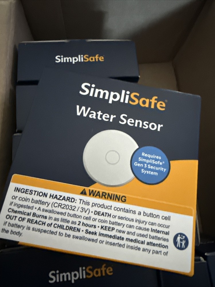 SimpliSafe Water Sensor Flood Leak Detector Alarm  - Open Box