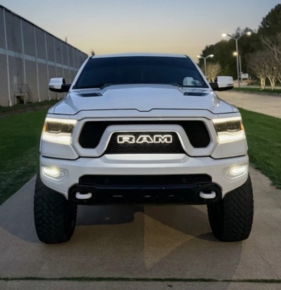 RAM SERIES LED Module Illuminated Emblem 2025 2026 Black