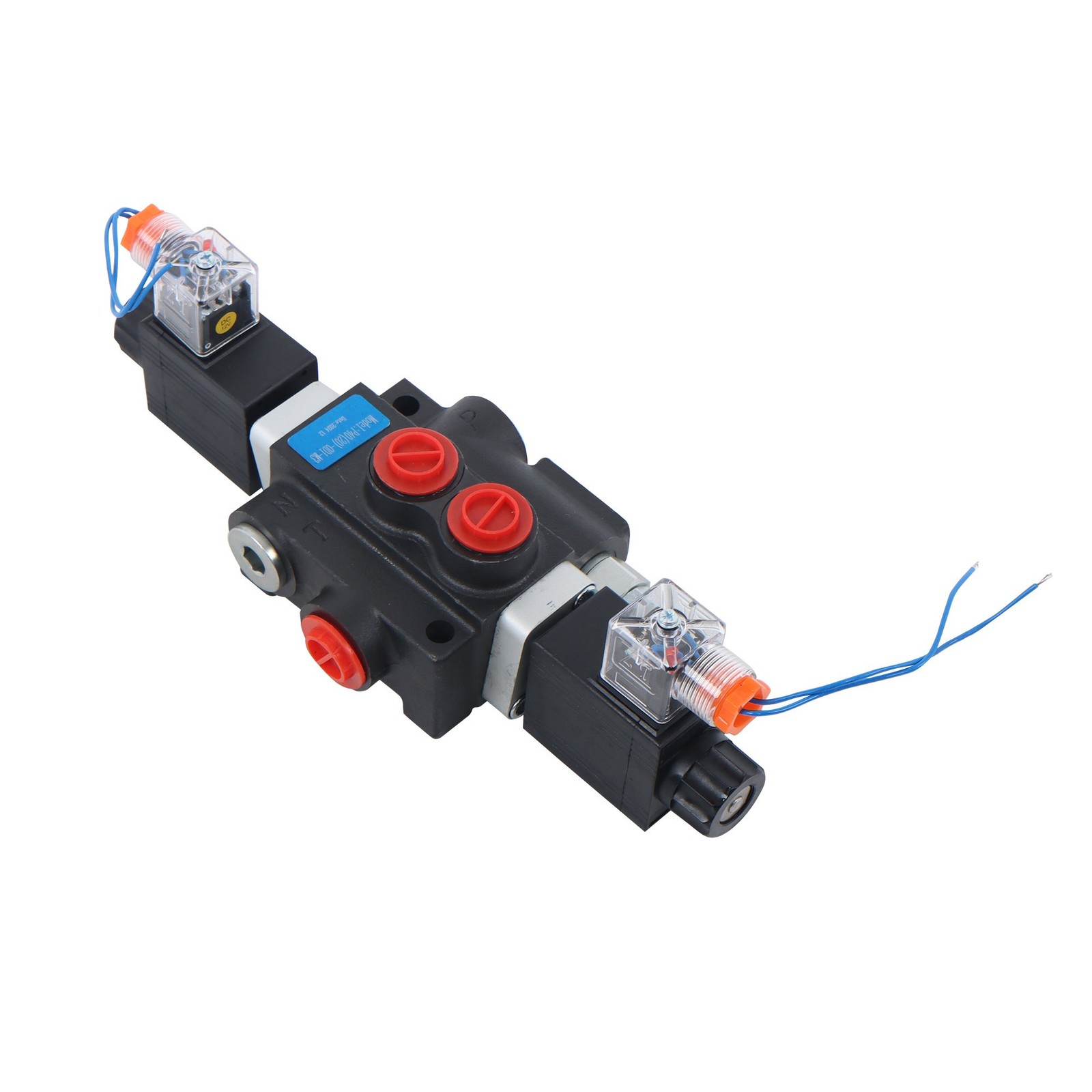 1 Spool 3600 PSI Solenoid Hydraulic Control Valve Double Acting 13 GPM 12V DC