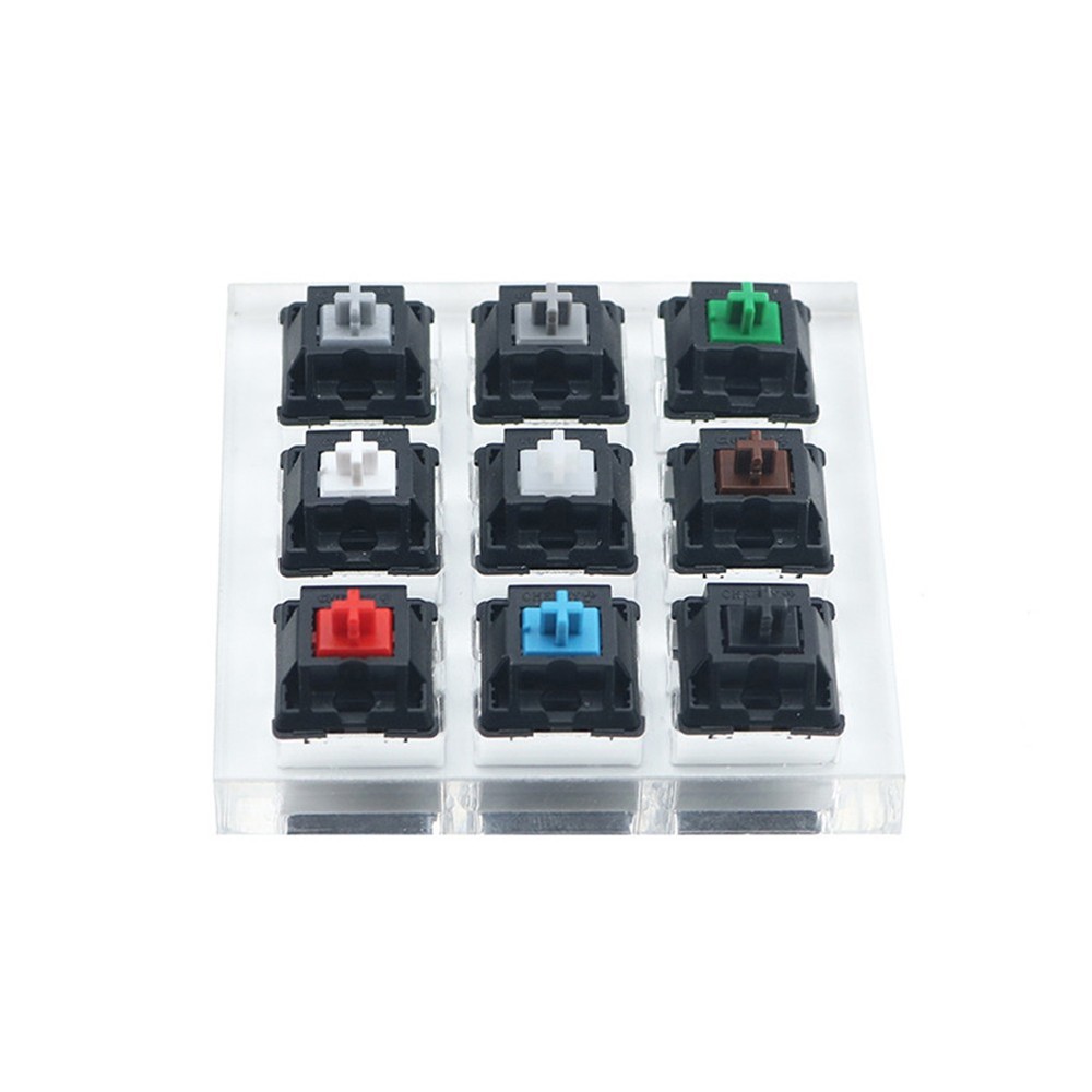9-Key Switch Tester Mechanical Keyboard Sampler Switch Testing For Cherry MX