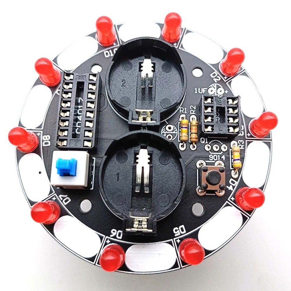 Turntable LED Light DIY Electronic Kit Welding Project Training Module DIY2724