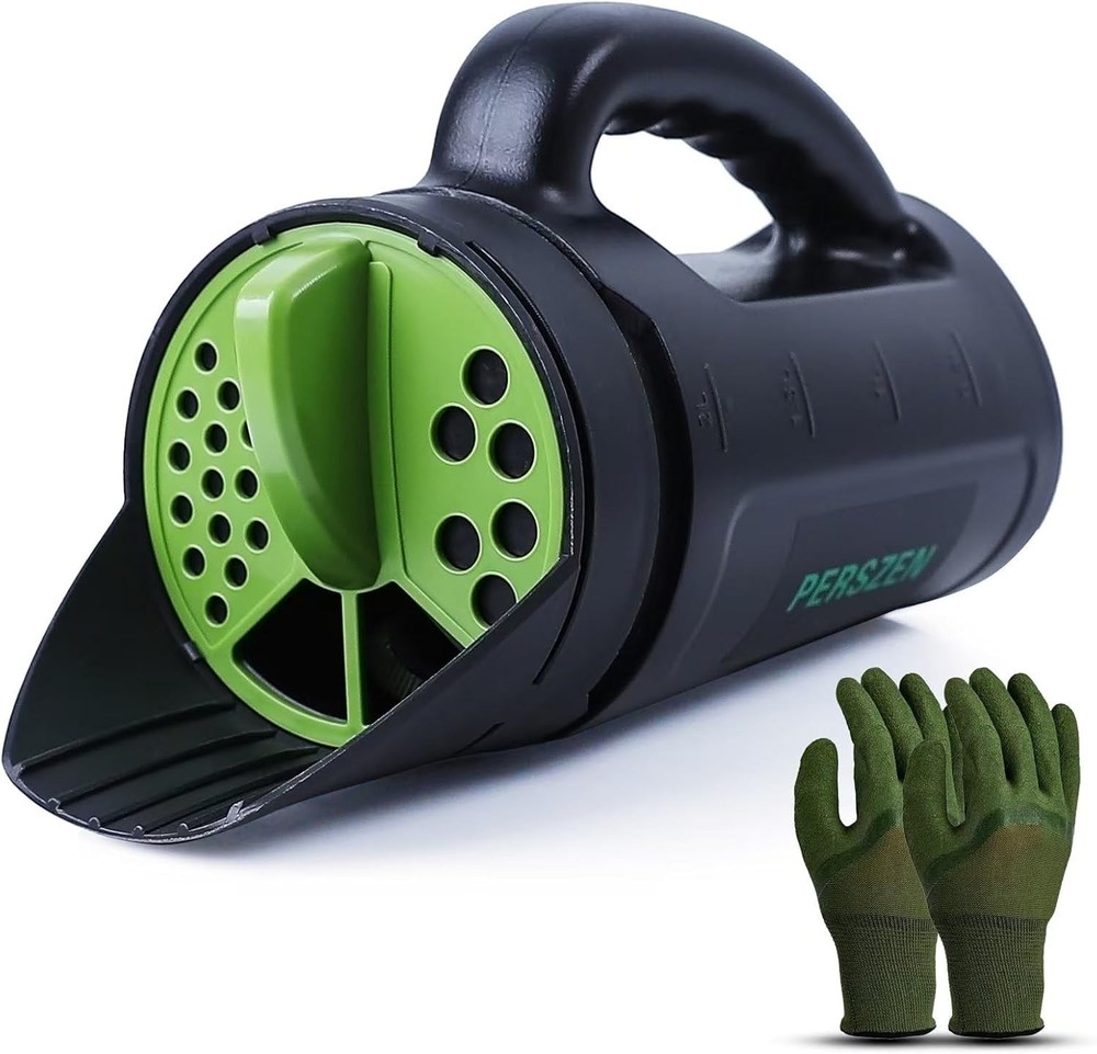 Durable Handheld Spreader with Multiple Openings for All- Gardening Use