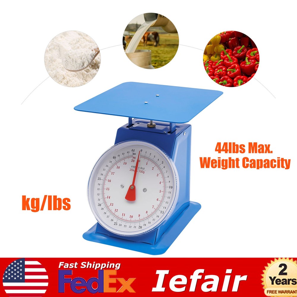 Heavy Duty Industrial Dial Scale Mechanical Dial Scale Max.20kg Portion-Control